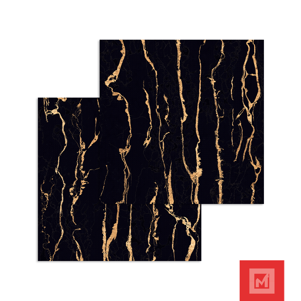 Imagen de Porcelanato Importado Marquina Gold 60x60cm 2